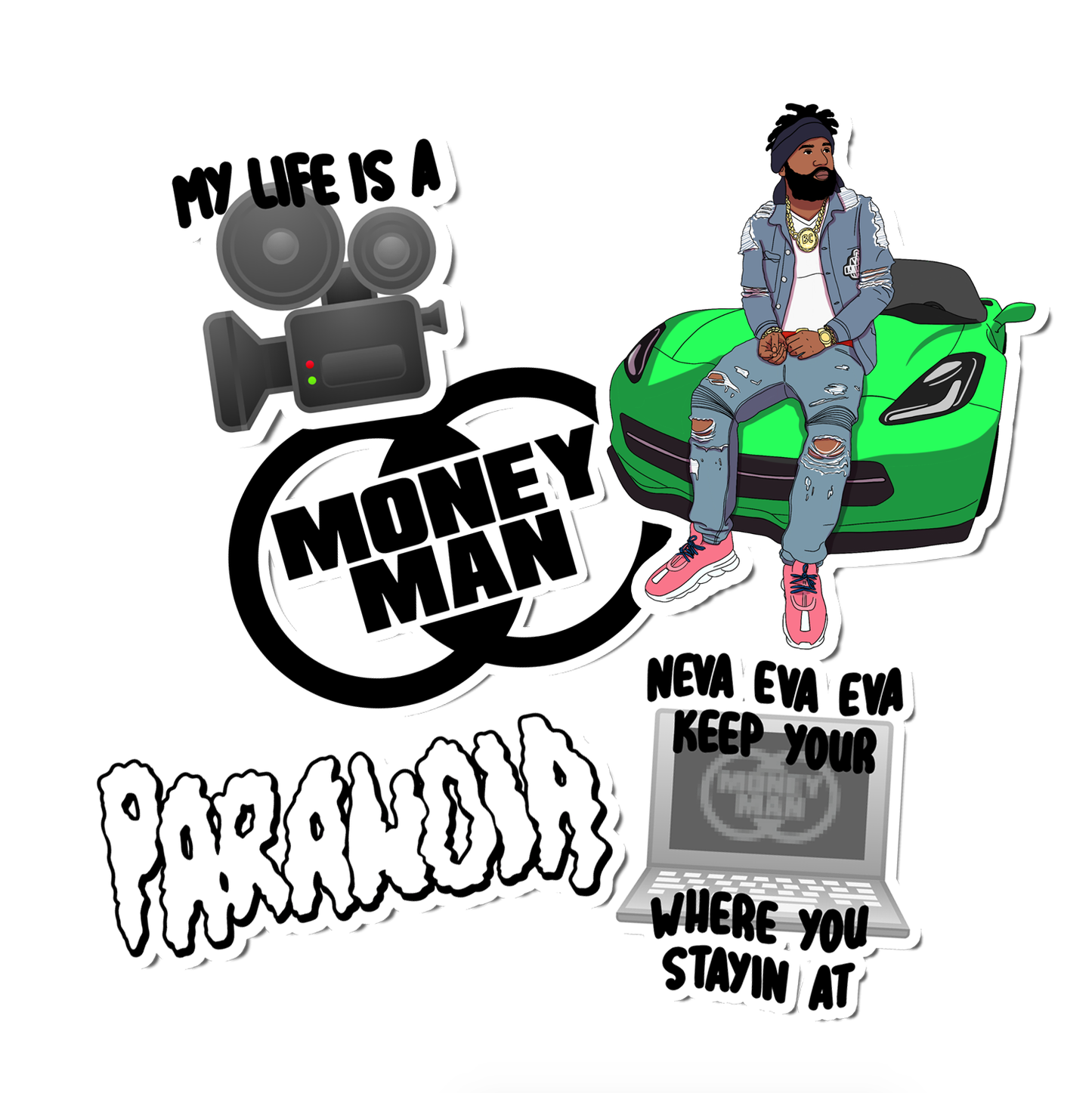 Money Man Sticker Pack