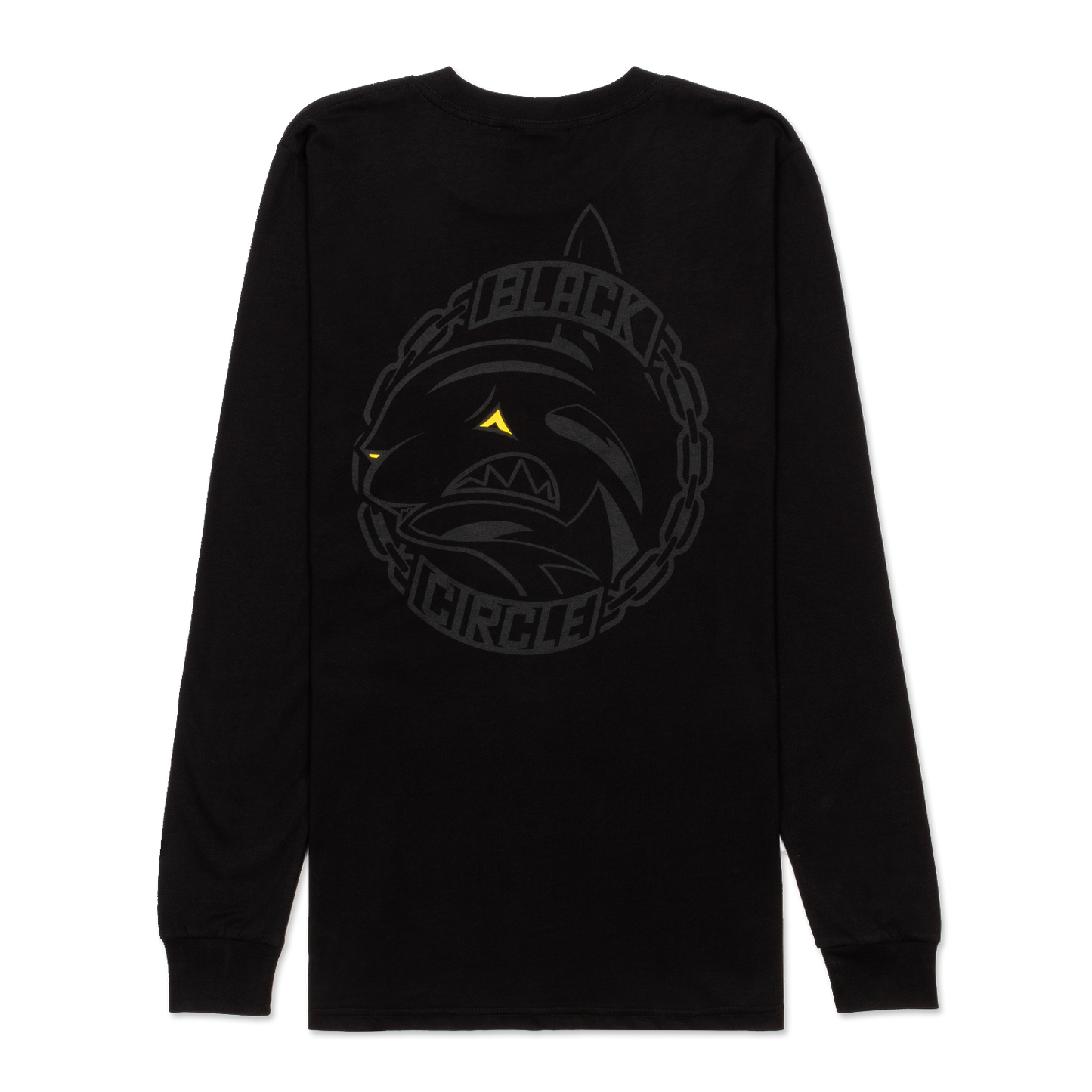 Black Circle Long Sleeve T-Shirt