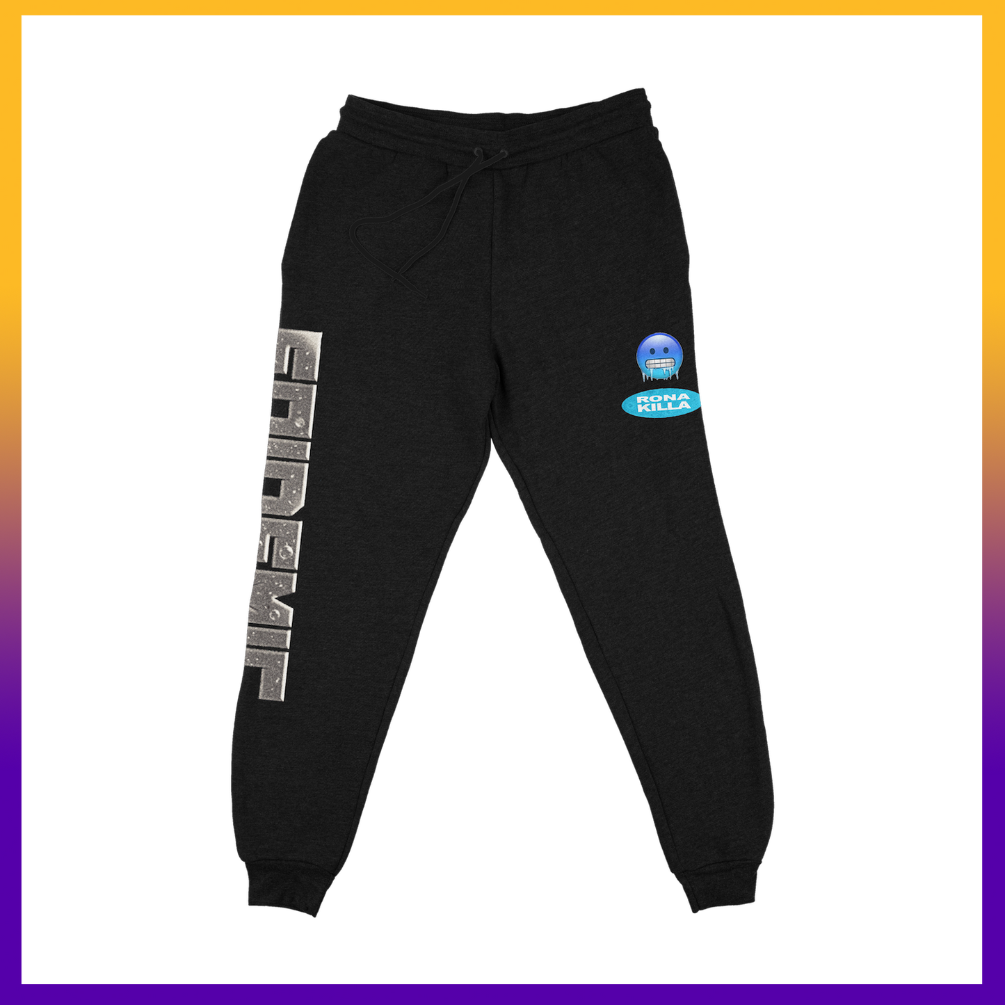 EPIDEMIC Black Joggers