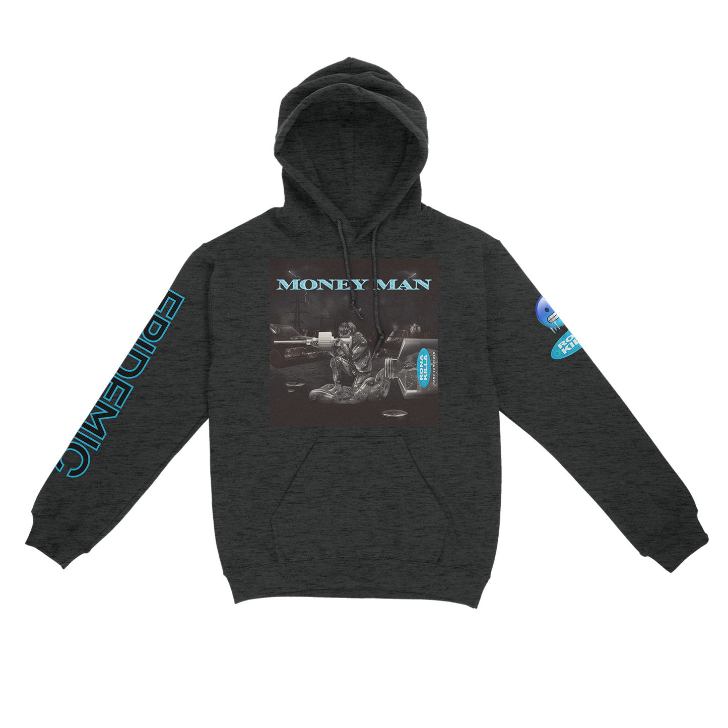 EPIDEMIC Charcoal Hoodie